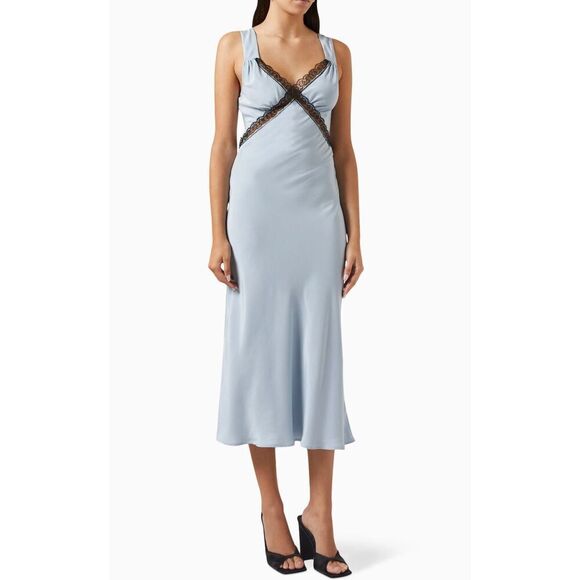 Reformation Provence Silk Midi Dress - Picture 2 of 13